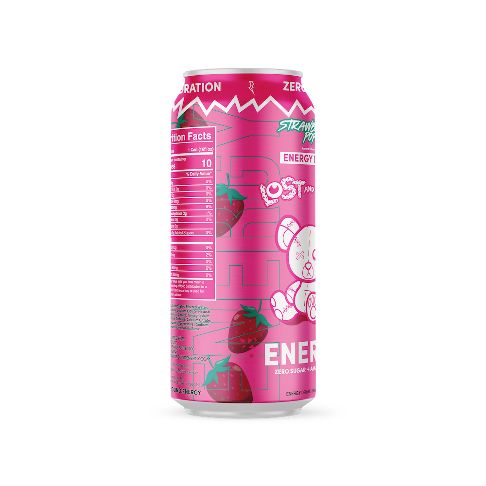 Strawberry Pop (Case of 12 Cans)